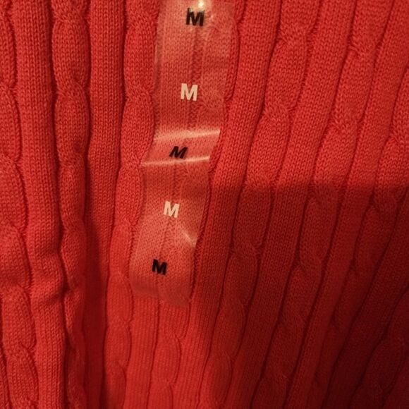 Karen Scott Ribbed Crew Neck Sweater Casual Pink Preppy New NWT Classic - Picture 15 of 15